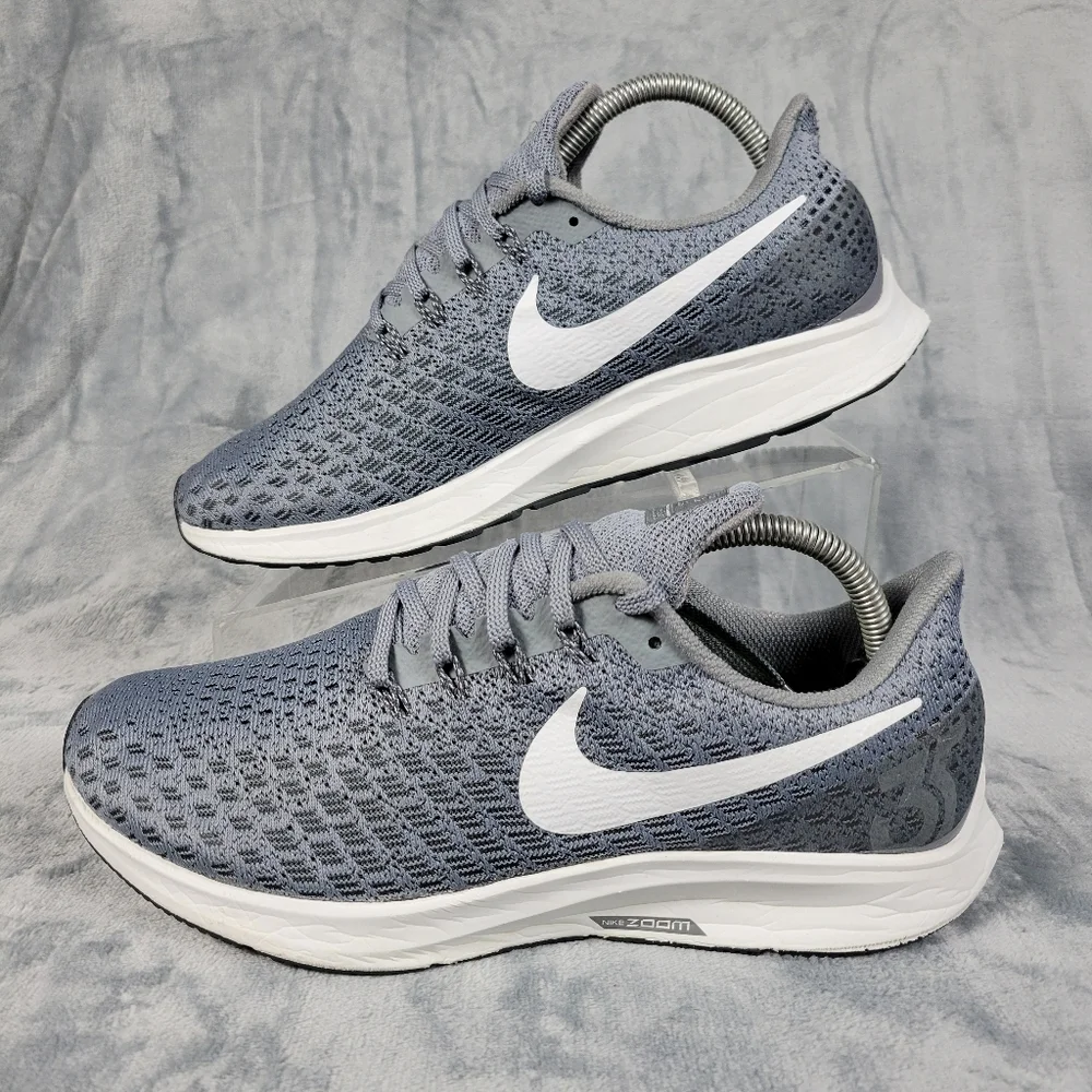 Nike Air Zoom Pegasus 35 Gray Running Shoes Mens Size 8 942854-005